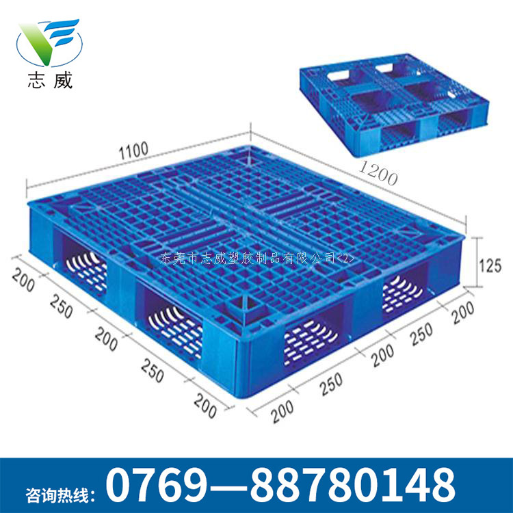 棧板廠家直銷1211網(wǎng)格田字塑料托盤