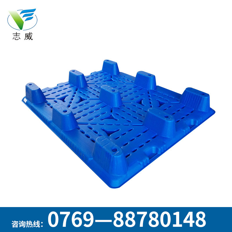 加厚單面方形網(wǎng)格吹塑托盤